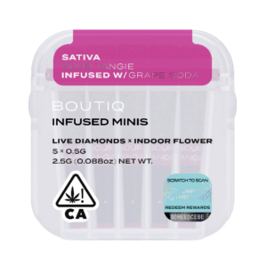 Boutiq Infused Minis Pre Rolls Sour Tangie x Grape Soca